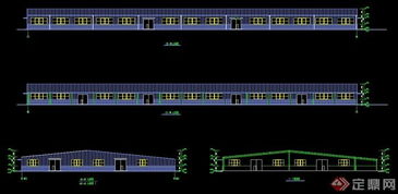 某工厂钢结构车间建筑设计施工图